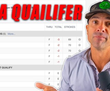 I Played in my FIRST PGA Tour Champions Qualifier!