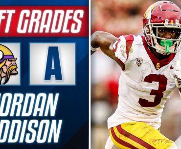 Vikings Take SPEEDY WR Jordan Addison Out Of USC With The 23rd Overall Pick I CBS Sports