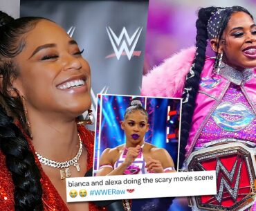 Bianca Belair on Scary Movie Parody, Being Jealous of Rhea Ripley, and Secret Weakness