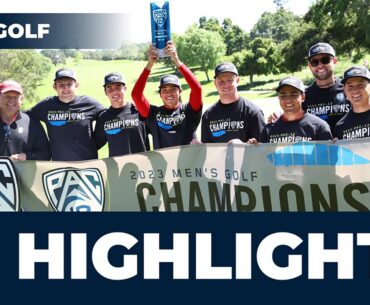 Stanford sweeps 2023 Pac-12 Men’s Golf Championships behind Michael Thorbjornsen | Highlights