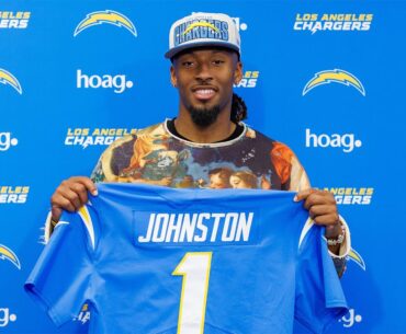 Quentin Johnston Introductory Press Conference | LA Chargers