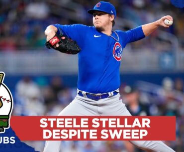 Justin Steele’s strong start not enough as Cubs swept in Miami | CHGO Cubs Podcast