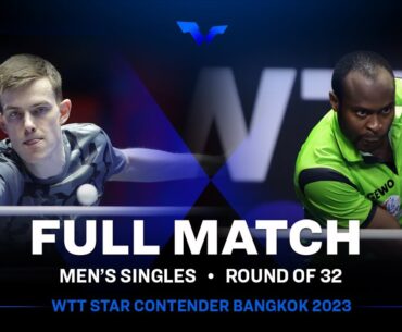 FULL MATCH | Quadri ARUNA vs Kilian ORT | MS R32 | #WTTBangkok 2023