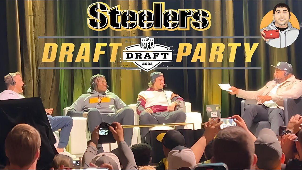 Tom Was Here 2023 Pittsburgh Steelers Draft Party Stage AE April