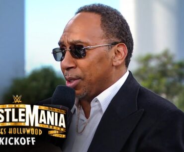 Stephen A. Smith wants to be a "bad boy" WWE manager: WrestleMania 39 Saturday Kickoff