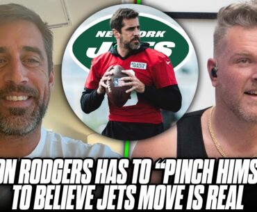Aaron Rodgers On His "Face Of New York" Royal Introduction To Being Jets QB On The Pat McAfee Show