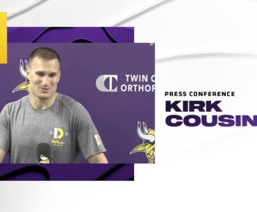 Kirk Cousins on Not Receiving a New Deal, His Future as a Viking & Addition of Jordan Addison