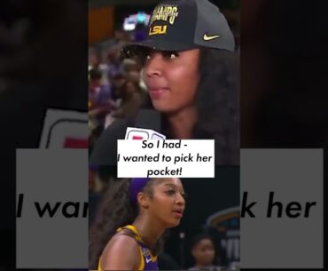 🏆LSU’s Angel Reese on giving Caitlin Clark a taste of her own medicine 🏀 | #shorts | NYP Sports