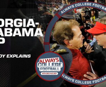 How big is the gap between the Georgia Bulldogs & Alabama Crimson Tide? | Always College Football