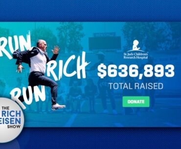 How Fast Was Rich Eisen's 40-Yard Dash This Year? Watch and Find Out...Then Please Donate!!