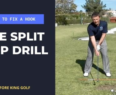 How To Fix A Golf Hook With The Split Grip Drill | Fore King Golf