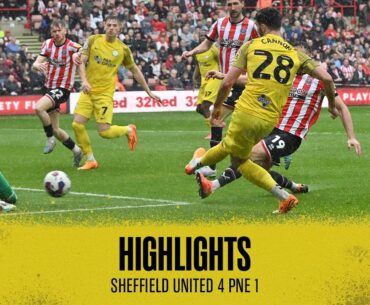Highlights: Sheffield United 4 PNE 1