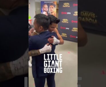 MANNY PACQUIAO VISITS GERVONTA DAVIS & RYAN GARCIA BEFORE FIGHT