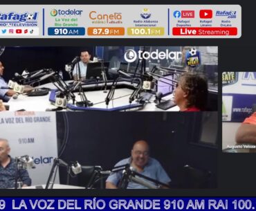 EL SÚPER DEBATE 12 A 3 PM CANELA 87.9  LA VOZ DEL RÍO GRANDE 910 AM RAI 100.1 EN VIVO :