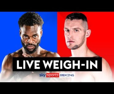 LIVE WEIGH-IN! ⚖️ | JOSHUA BUATSI VS PAWEL STEPIEN