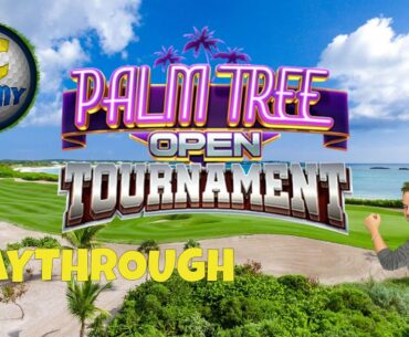 Golf Clash, Playthrough, Hole 1-9 - PRO *Tournament Wind*, Palm Tree Open Tournament!