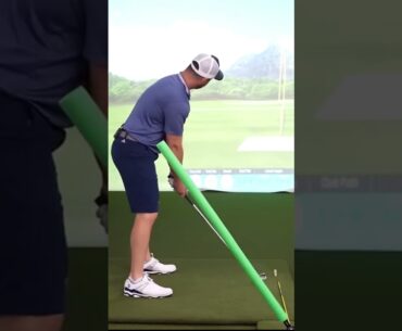 Use the swing plate to shallow out your swing