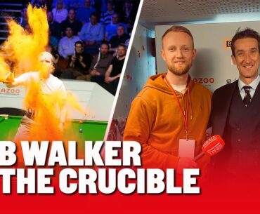 World Snooker MC | Hoovering orange powder | Coping with grief | ROB WALKER