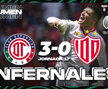Resumen y goles | Toluca 3-0 Necaxa | CL2023 Liga Mx - J17 | TUDN