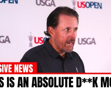 PHIL MICKELSON LEFT TOTALLY FURIOUS INTO USGA BOSS OVER TALOR GOOCH! "JUST A D**K MOVE!"