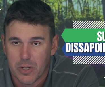 Brooks Koepka 'SUPER DISSAPOINTED' with final Masters round
