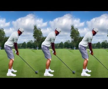 TONY FINAU GOLF SWING - SLOW MOTION