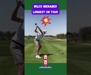 Wilco Nienaber the longest on tour  🏌🏼🚀