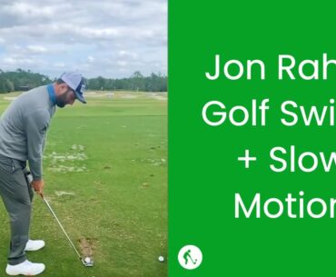 Jon Rahm Golf Swing + Slow motion #golf #johnrahm