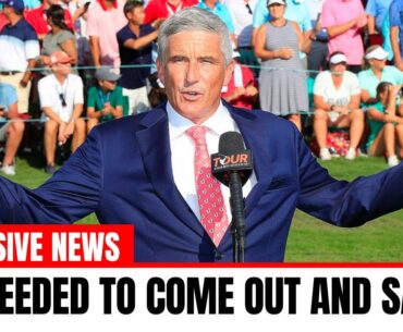 PGA Tour Boss gets (VERY) DEFENSIVE OVER SLOW PLAY...