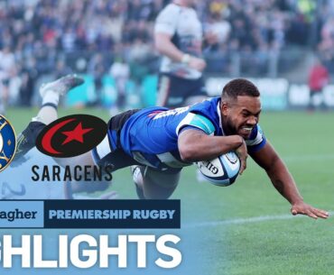 Bath v Saracens - HIGHLIGHTS | 14 Try Epic Match! | Gallagher Premiership 2022/23