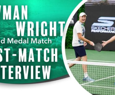 Matt Wright & Riley Newman talk more about the Men's Doubles Final