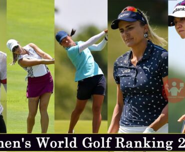 Women's World Golf Ranking 2023 |  Comparison Videos  | #Golf Ranking 2023
