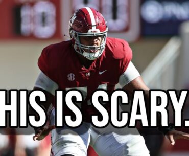 ALABAMA CRIMSON TIDE'S OFFENSIVE LINE IS FILLED WITH MONSTER SIZE | KAYDEN PROCTOR 6-FOOT-7, 354!!