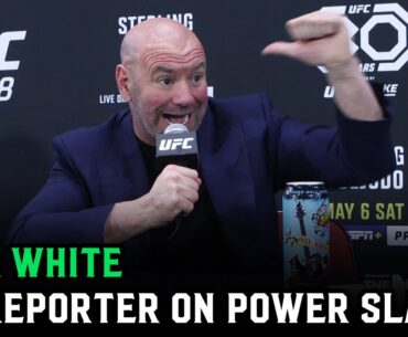 Dana White vs. Reporter on Power Slap: “You know who’s laughing? This guy!”