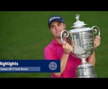 Every Shot from Justin Thomas' Winning 4th Round | PGA Championship 2017