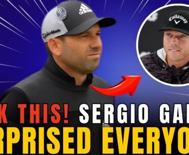 💥 EXPLODED ON THE WEB! SERGIO GARCIA SHAKES THE FANS! 🚨 GOLF NEWS!