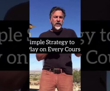 Simple Strategy For Playing on Every Course | Jim Venetos #golftips #golfer #golfswing #golfcourse