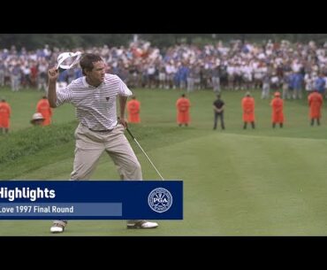 Davis Love III STORMS to Victory | Every Shot from Round 4 | PGA Championship 1997