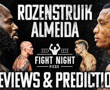 UFC Charlotte: Rozenstruik vs. Almeida Full Card Previews & Predictions