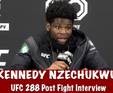 Kennedy Nzechukwu feels bad after leaving Devin Clark ‘Slumped’ after Submission win at UFC 288