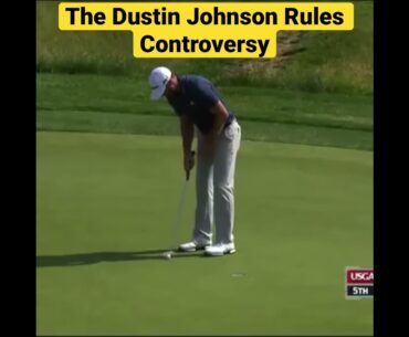 The Dustin Johnson Rules Controversy #golf #shorts #pgatour