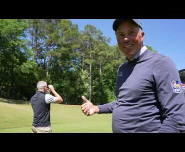 Matt Kuchar, Shane Beamer & Mike Norvell One Club Challenge @ Southern Company Peach Bowl Challenge