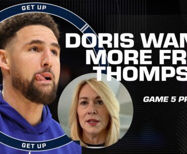 Doris Burke is 'looking directly at Klay Thompson' to step up for the Warriors in Game 5 👀 | Get Up