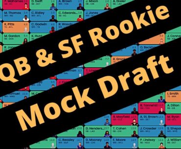 1QB and SF Rookie Mock Drafts - May 5th