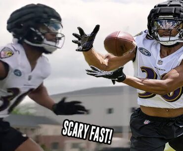 Trenton Simpson Shows Off 'CRAZY SPEED' ⚡️ Ravens Rookies Debut