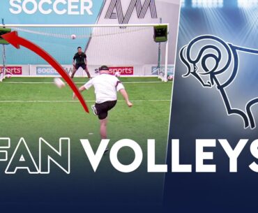 Derby fans take on Soccer AM in the Volley Challenge! 💪