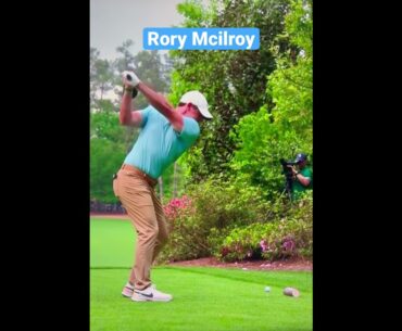 Rory Mcilroy creates slingshot effects at the Masters #shorts