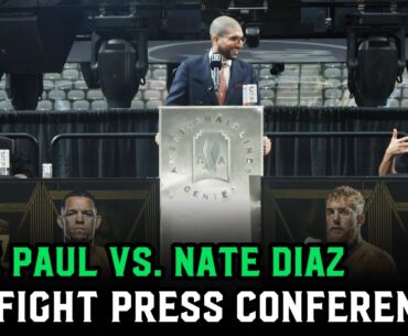 Jake Paul vs. Nate Diaz Pre Fight Press Conference