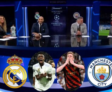 Real Madrid vs Manchester City 1-1 Two Super Goals At Bernabeu🔥 Thierry Henry And Carragher Reaction