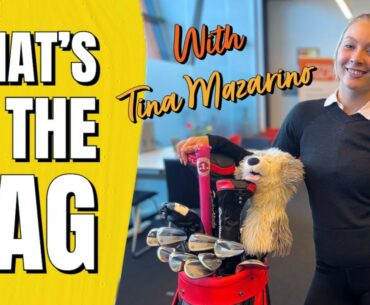 What's in the bag with PRO GOLFER Tina Mazarino